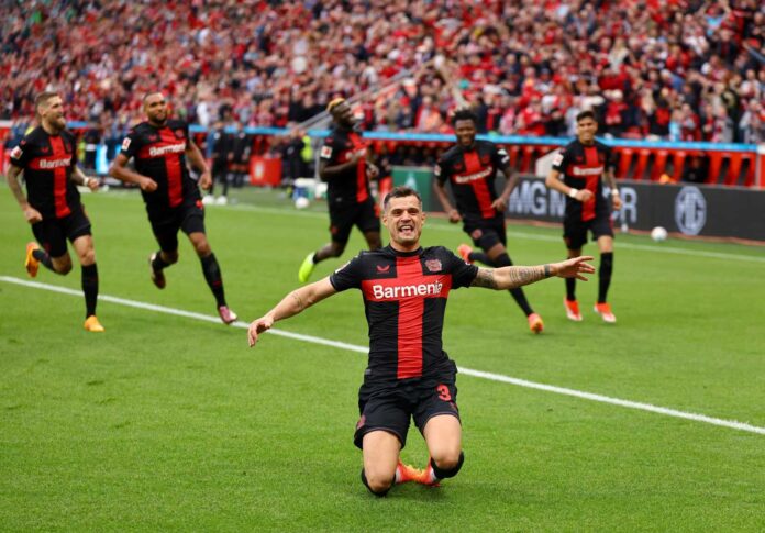 Bayer Leverkusen Football Team Action Shots