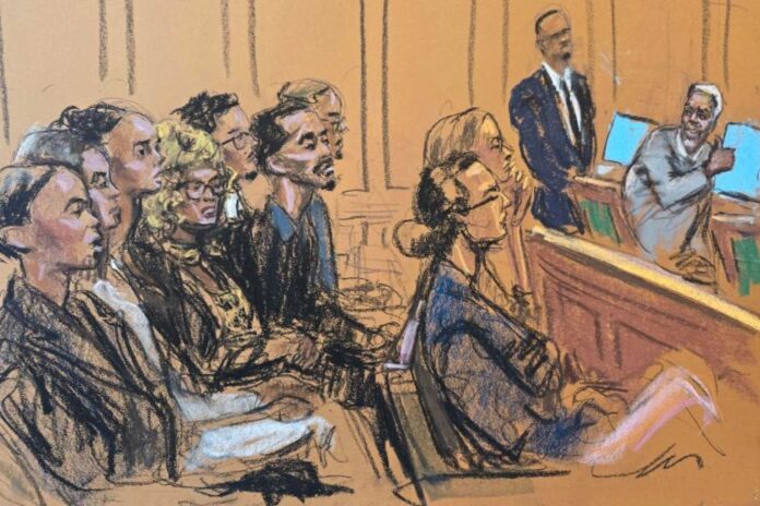 Diddy Trial Courtroom Daughters Emotional Exit