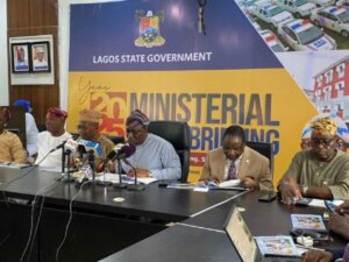Lagos State Government Press Conference Money Lenders