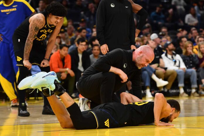 Steph Curry Injured During Nba Playoff Game