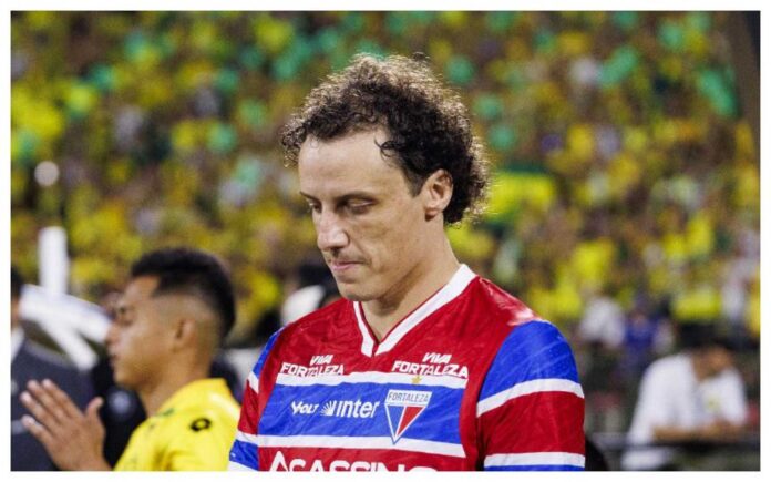 David Luiz Playing Football In Pafos Fc Jersey