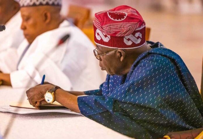 Bola Tinubu Announcing Aide Sack News