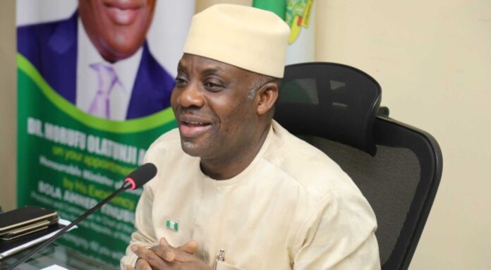 Dr Tunji Alausa Speaking At Education Conference