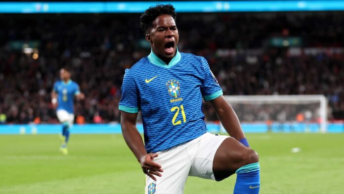 Endrick Brazilian Forward Real Madrid