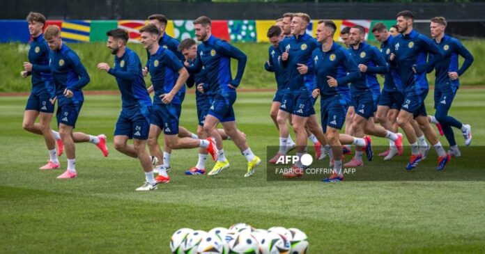 Scotland Football Team Training Session