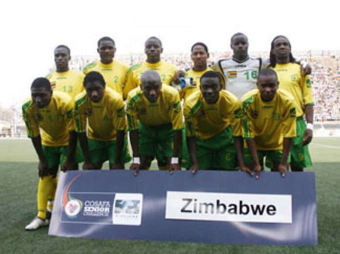 Zimbabwe Warriors Football Team Action