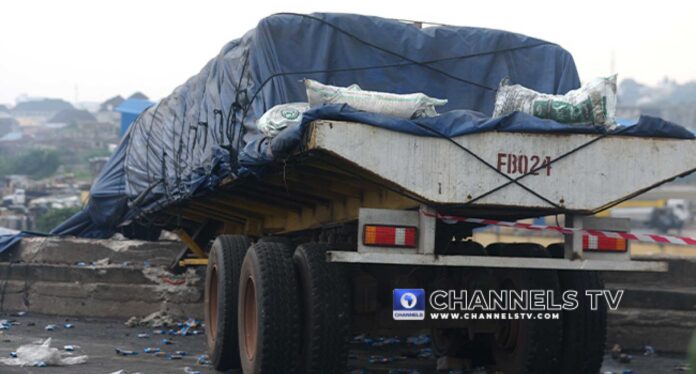 Kara Bridge Accident, Multiple Trucks Involved