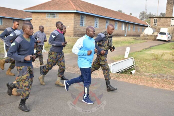 Kenyan Military Recruitment Candidates