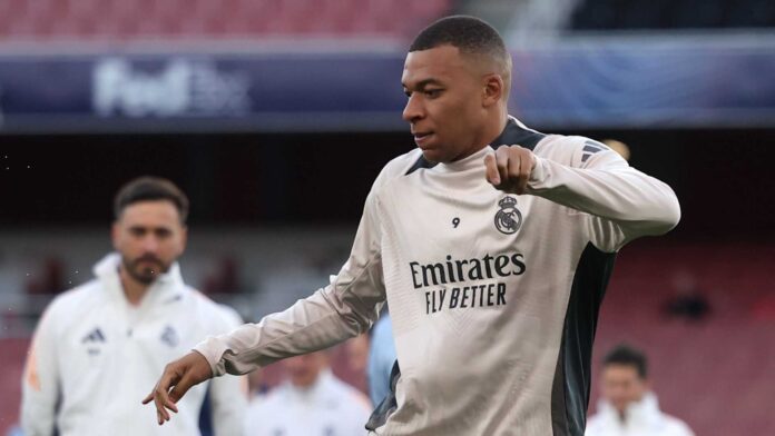 Kylian Mbappe Training At Real Madrid