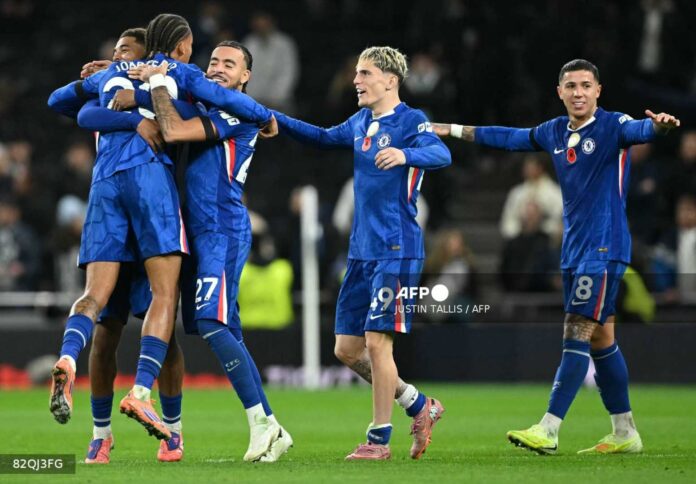 João Pedro Scoring For Chelsea Against Tottenham