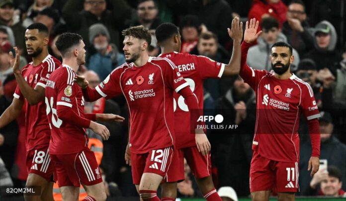 Liverpool Vs Aston Villa Premier League Match