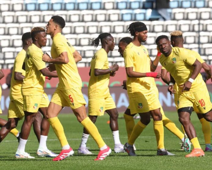 Benin Football Team Celebrating
