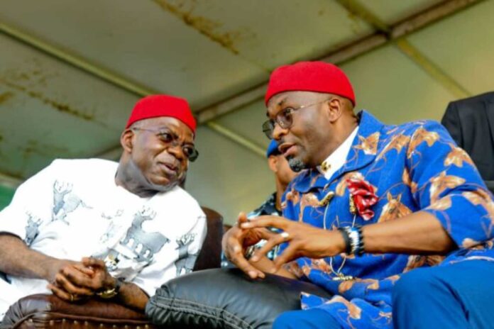 Benjamin Kalu, Alex Otti, Apc Meeting