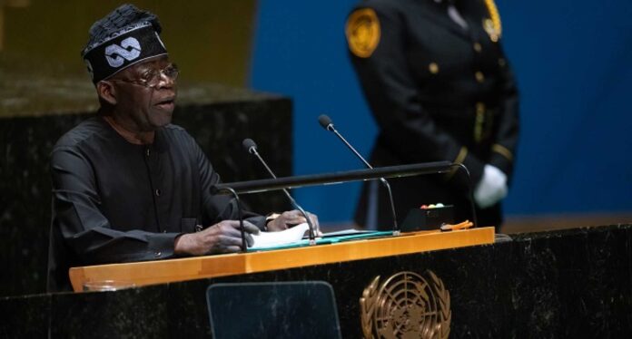 Bola Tinubu Speaking At Un