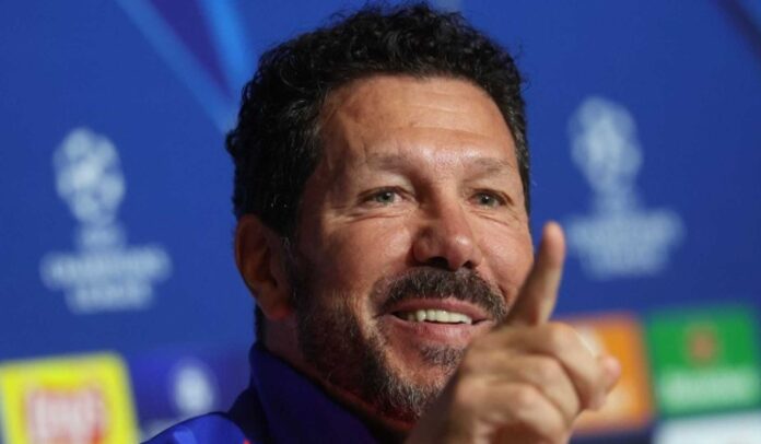 Diego Simeone Atletico Madrid Football Match