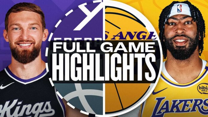 Los Angeles Lakers Vs Sacramento Kings