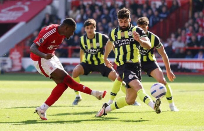 Manchester City Vs Nottingham Forest Match