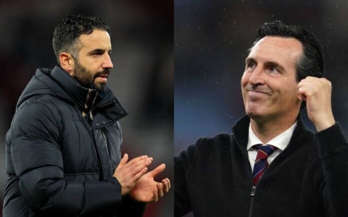 Manchester United Aston Villa Premier League Match