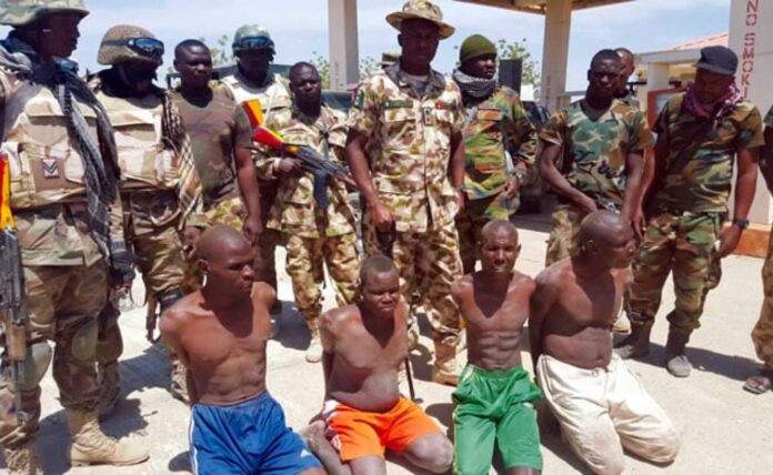 Nigerian Soldiers, Arrest, Terrorist, Bomb Materials