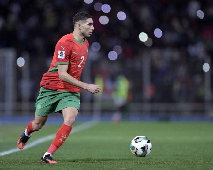 Achraf Hakimi Playing Football