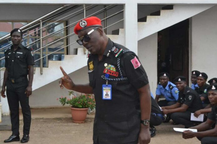 Anambra Police Operation Arrest Scene