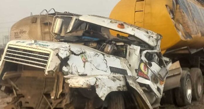 Apapa Fallen Fuel Tanker