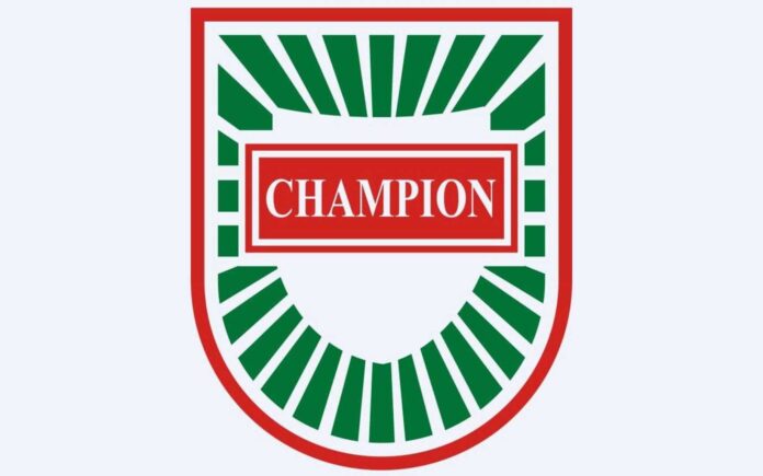 Champion Breweries Logo And Bullet Brand