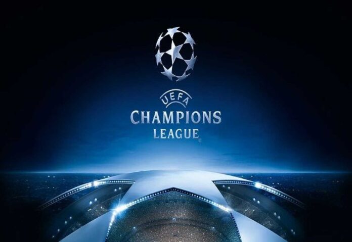 Champions League Logo Or Football Match