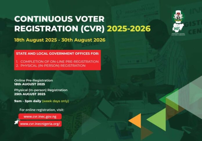 Inec Continuous Voter Registration