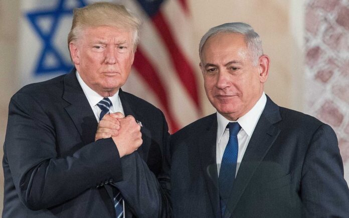 Israeli Prime Minister Netanyahu And Us President Trump