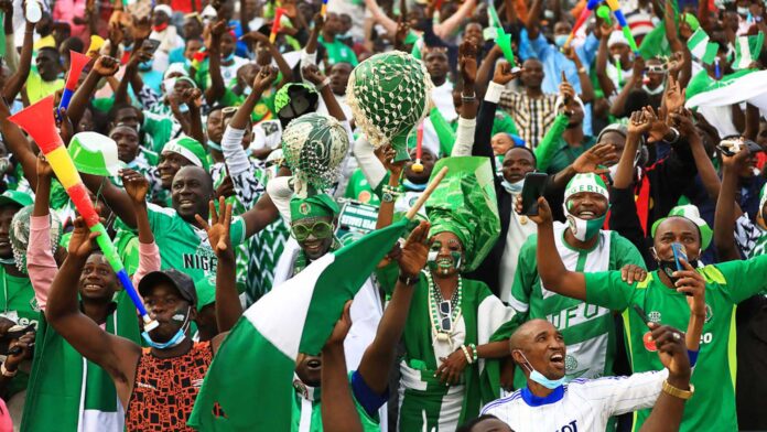 Nigerian Fans In Stadium