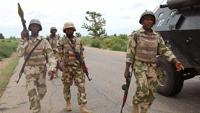 Nigerian Military Troops In Action