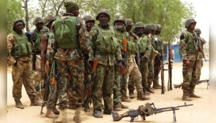 Nigerian Soldiers In Operation