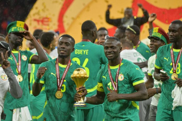 Sadio Mane Afcon 2025 Award Celebration