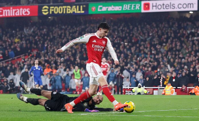 Arsenal Vs Chelsea Efl Cup Match