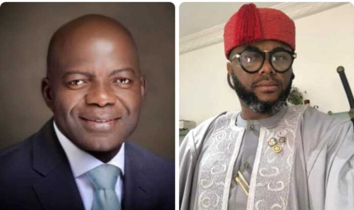 Dr Victor Ikeji With Governor Alex Otti