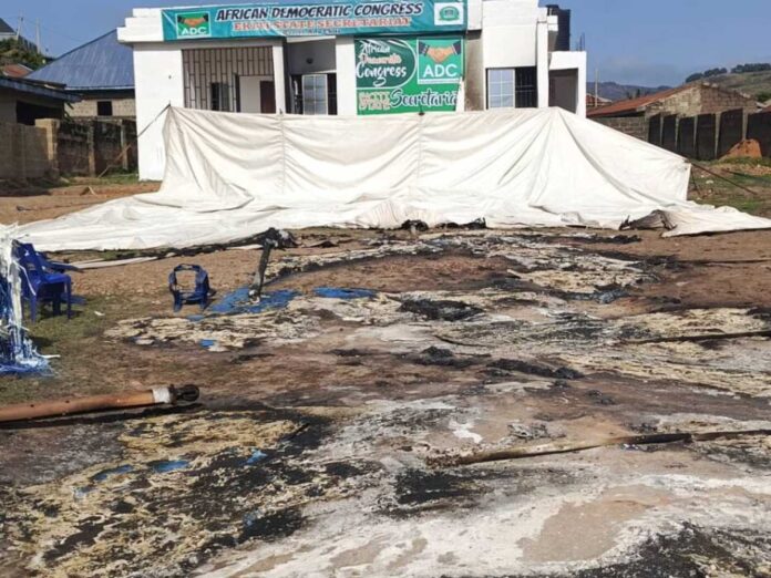 Edo Adc Secretariat Fire Attack