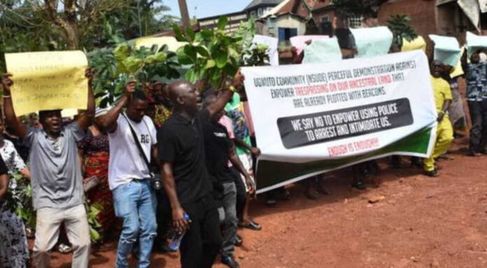 Enugu Land Dispute Protest