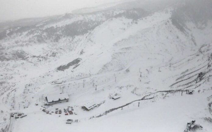 Japan Winter Snow Avalanche