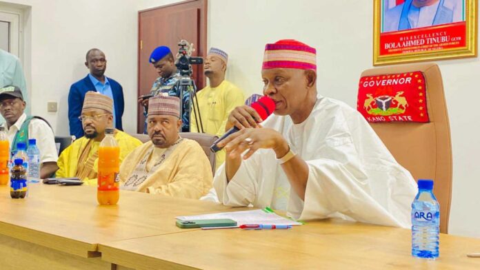 Kano Governor Abba Kabir Yusuf Visiting Market