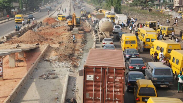 Lagos Abeokuta Expressway Construction