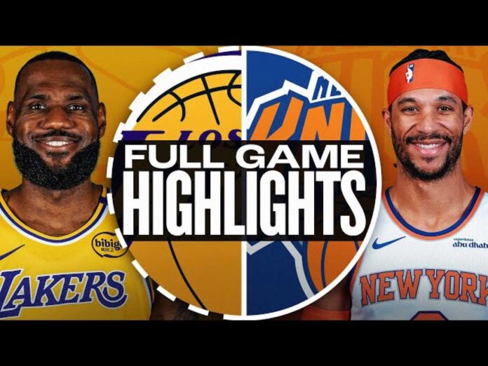 New York Knicks Vs Los Angeles Lakers