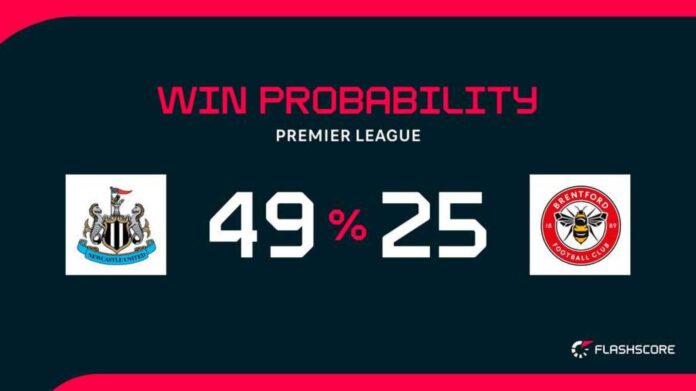 Newcastle Vs Brentford Football Match