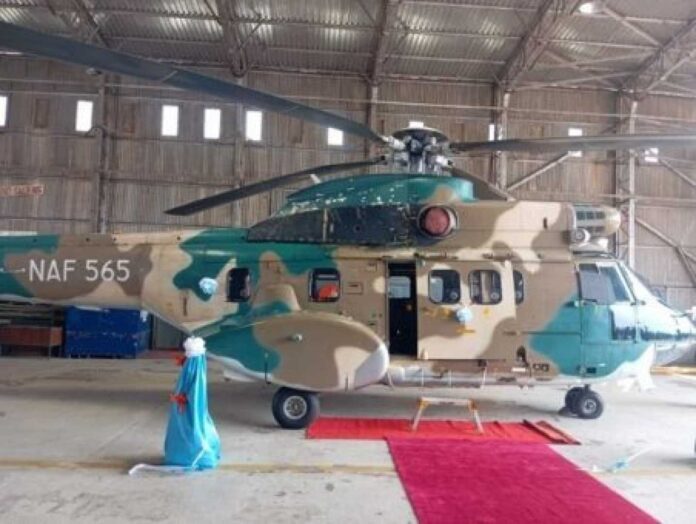 Nigerian Air Force Super Puma Helicopter