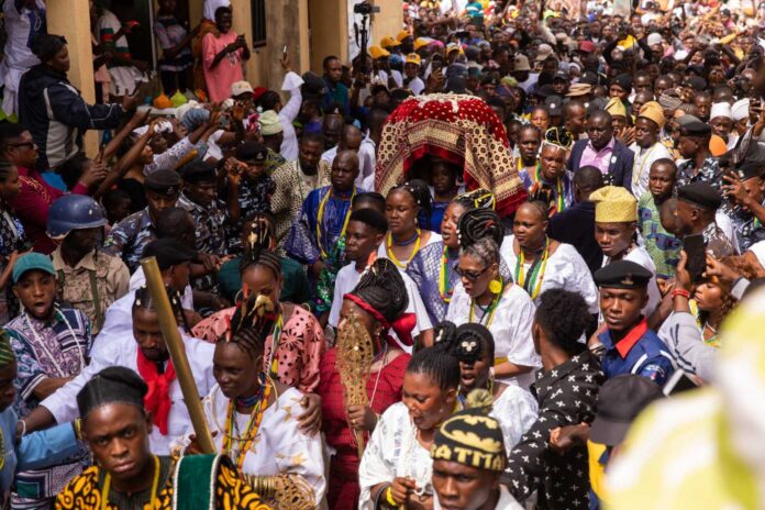 Osun Osogbo Festival Crowd