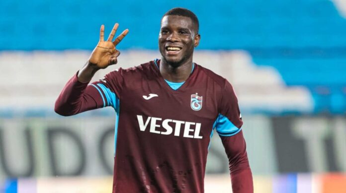 Paul Onuachu Playing For Trabzonspor