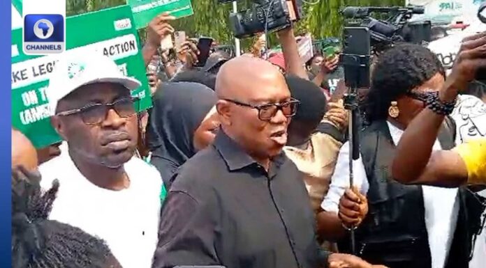 Peter Obi Protest National Assembly Abuja