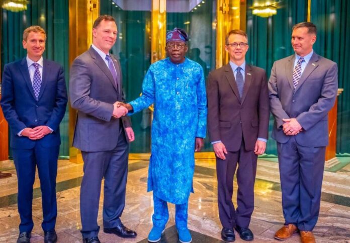 President Tinubu Meets Africom Delegation