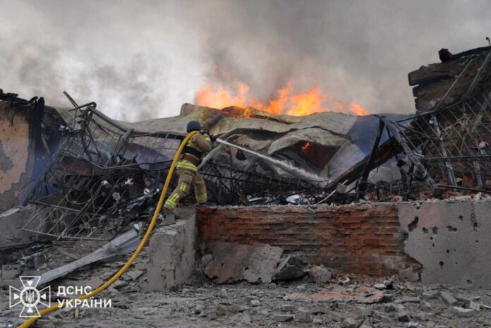 Russian Drone Attack In Ukraine