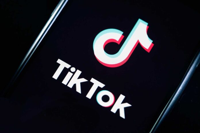 Tiktok App With Warning Signs